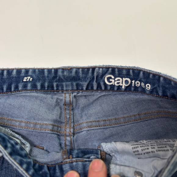 Gap 1969 Women’s Size 27 Regular Bootcut Jeans Medium Wash Stretch Denim Classic - Picture 7 of 14